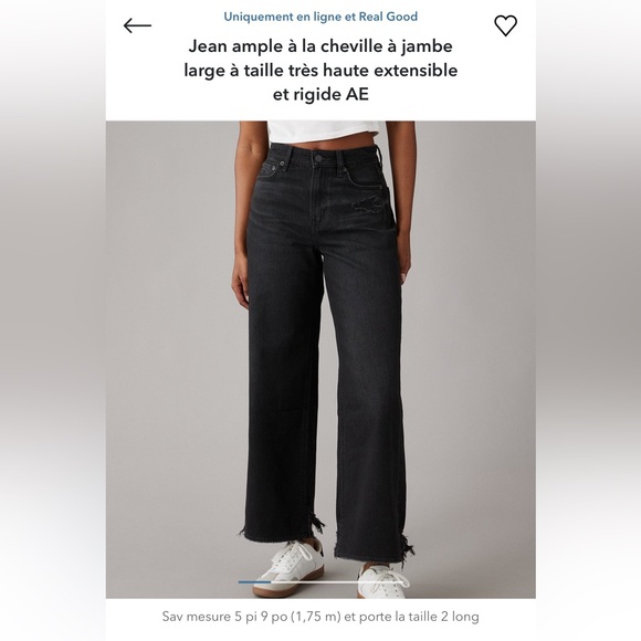 NWOT American eagle ankle-length baggy jeans - Picture 1 of 5